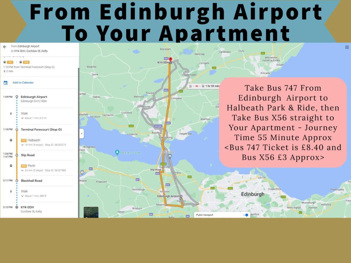 2 Bedrooms Entire Apartment Self Check In Kelty 외부 사진